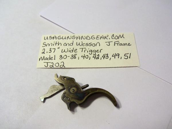 J202 Smith & Wesson J Frame Multi Model Revolver Trigger 2.37" Wide Used Part