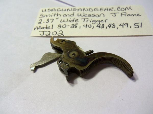 J202 Smith & Wesson J Frame Multi Model Revolver Trigger 2.37" Wide Used Part