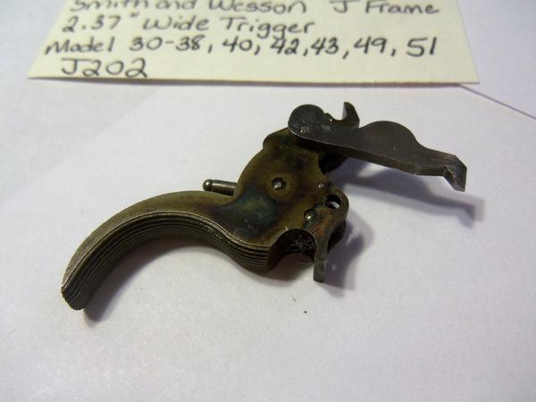J202 Smith & Wesson J Frame Multi Model Revolver Trigger 2.37" Wide Used Part