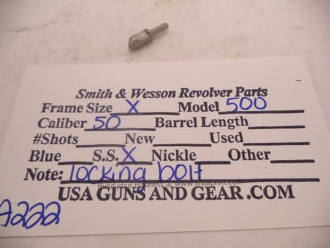 A222 Smith & Wesson Used X Frame Model 500 .50 Caliber S.S. Locking Bolt -                                USA Guns And Gear-Your Favorite Gun Parts Store