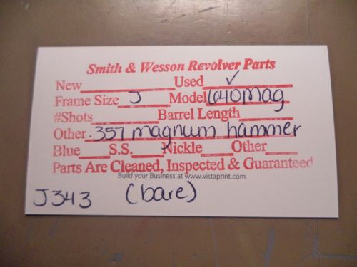 J343 Smith & Wesson Used J Frame Model 640 .357 Magnum Bare Hammer -                                USA Guns And Gear-Your Favorite Gun Parts Store