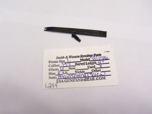 L244 Smith & Wesson Used L Frame Model 581 / 586 Blue Mainspring -                                USA Guns And Gear-Your Favorite Gun Parts Store