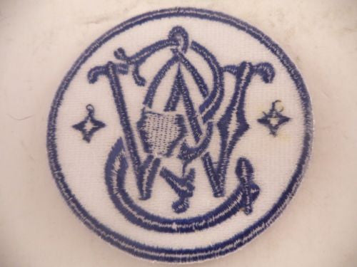 360000709 Smith & Wesson Memorabilia Blue Logo Patch Sew On