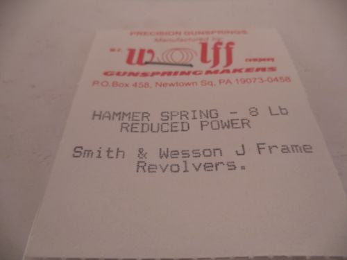 32355 Wolff for Smith & Wesson New J Frame Hammer Spring Kit -                                USA Guns And Gear-Your Favorite Gun Parts Store