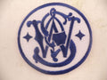 360000709 Smith & Wesson Memorabilia Blue Logo Patch Sew On