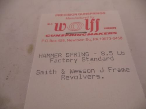 32355 Wolff for Smith & Wesson New J Frame Hammer Spring Kit -                                USA Guns And Gear-Your Favorite Gun Parts Store