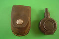 G70037 Oiler Plastic Oil Bottle W/ Leather Case Belt Loops Missing or Stitching loose -                                USA Guns And Gear-Your Favorite Gun Parts Store