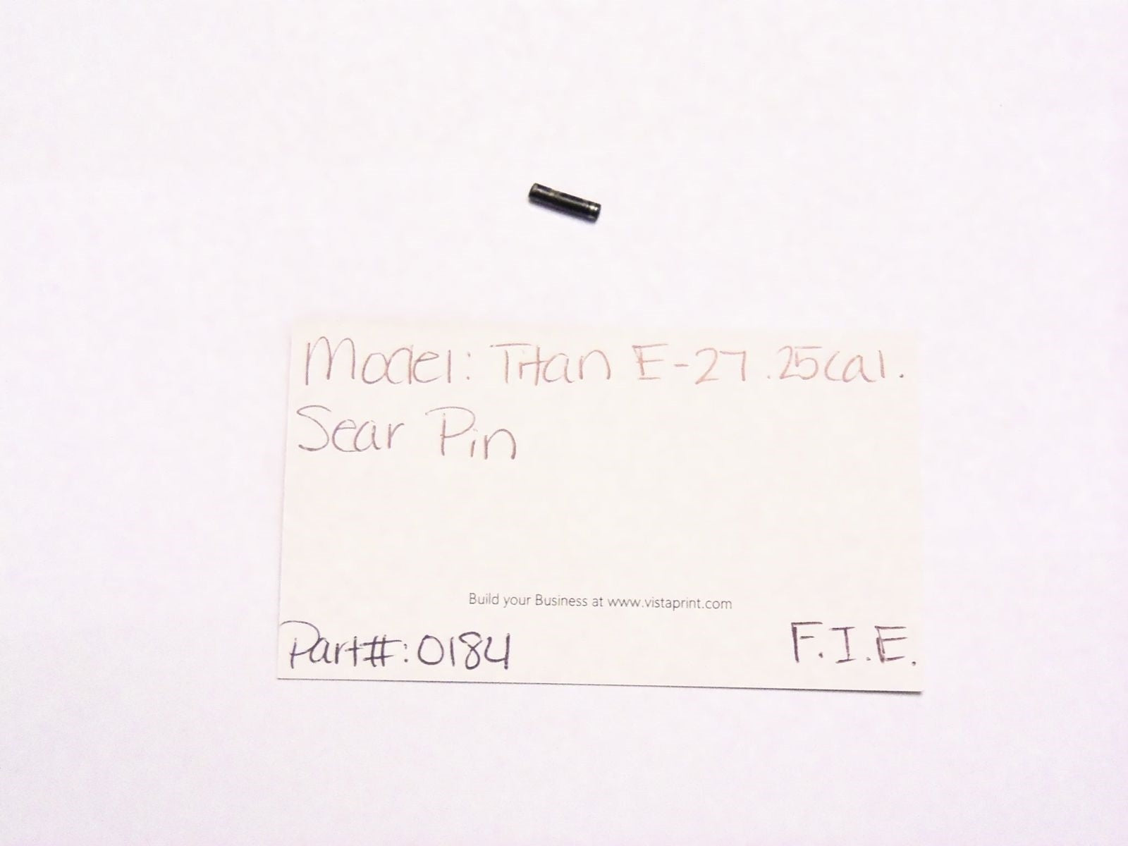 F.I.E. Model Titan E-27 .25 cal Sear Pin 0184