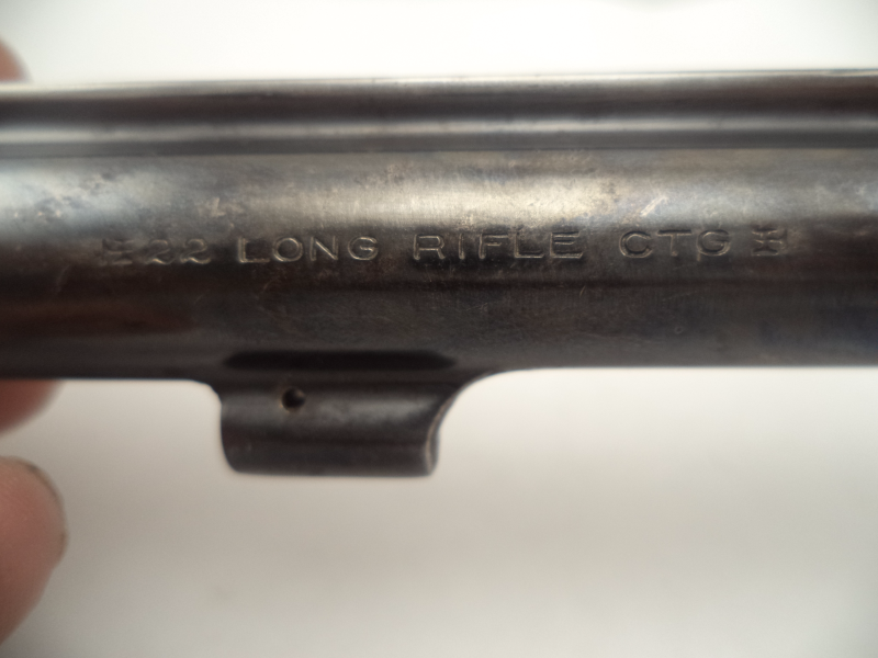 K904 Smith & Wesson K Frame Model K-22 Pinned Barrel Sight Removed  22 L.R.
