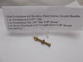 SWG5 Pistol Grip Knife Sword Handle Escutcheon, Screw & Nut Set