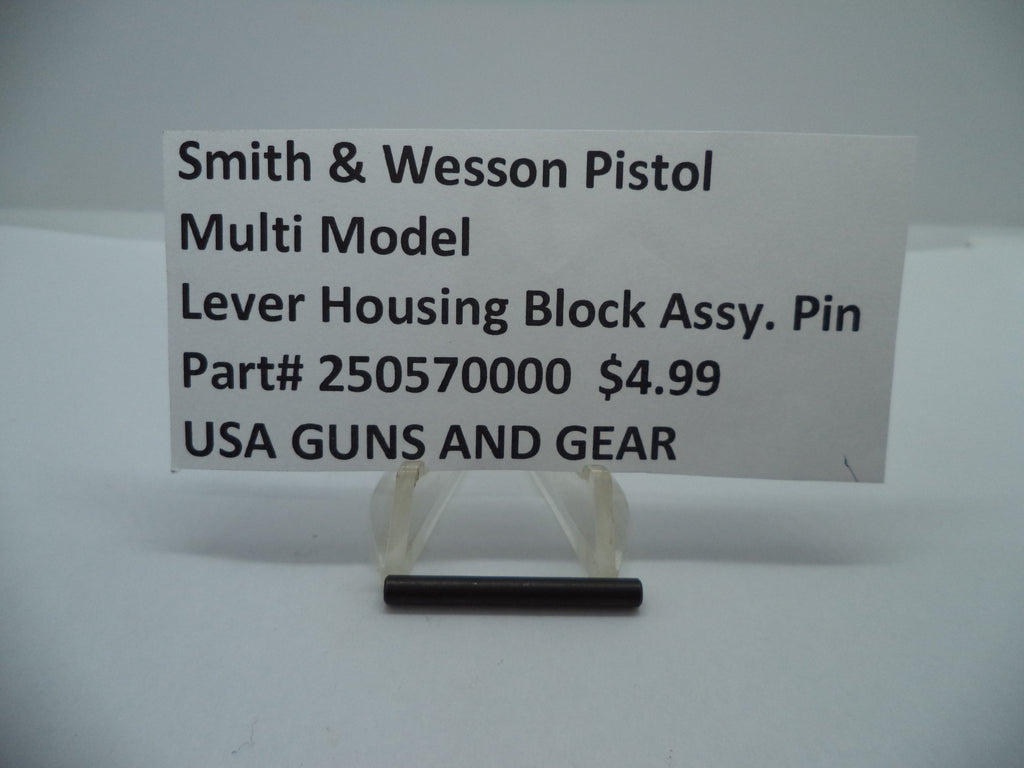 250570000 Smith & Wesson Pistol Multiple Models Lever Housing Block Assembly