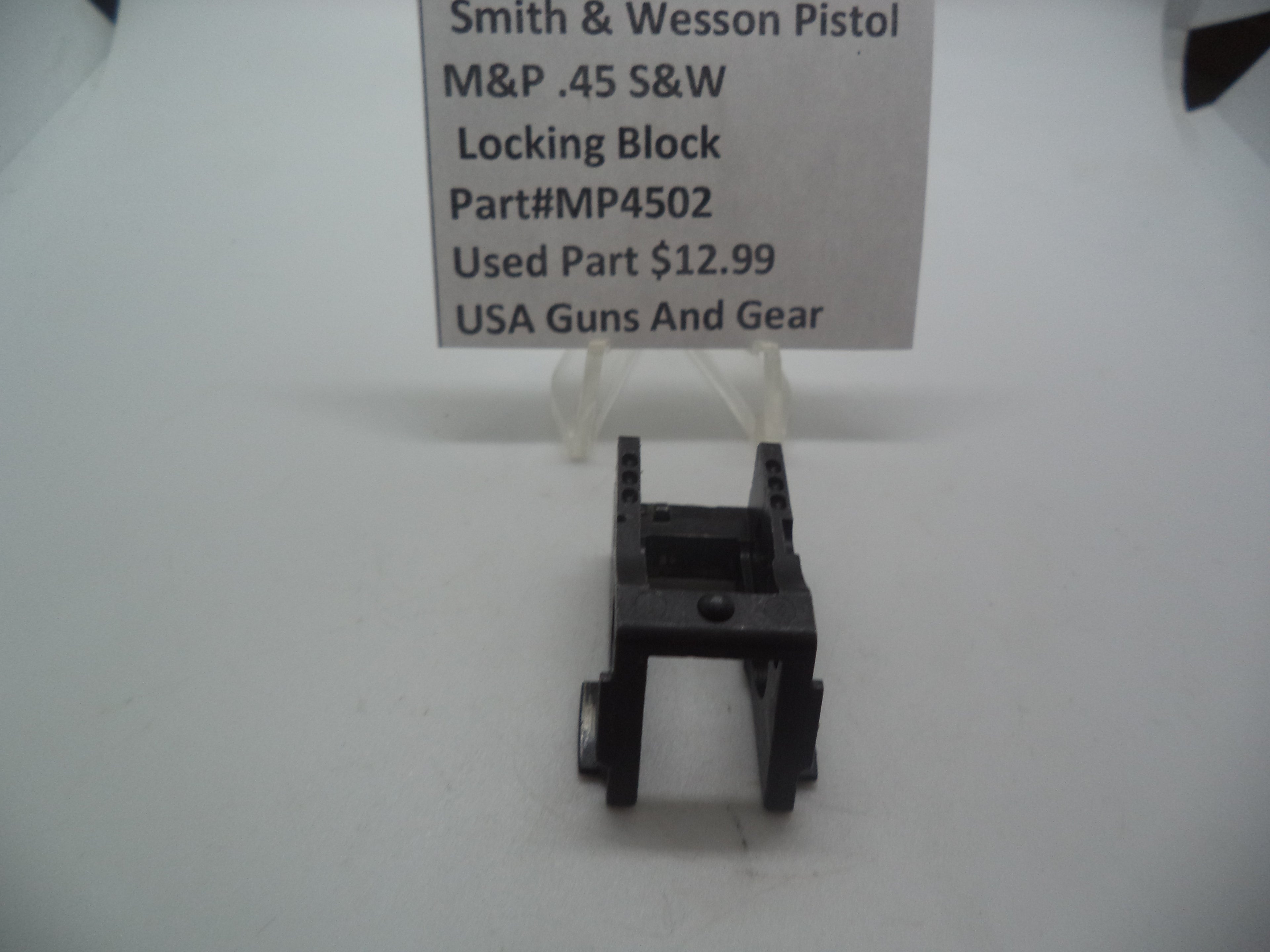 MP4502 Smith & Wesson Pistol M&P 45 Locking Block Used Part .45 S&W