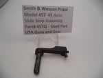 457Q Smith & Wesson Pistol Model 457 Slide Stop Assembly Used Part 45 Auto