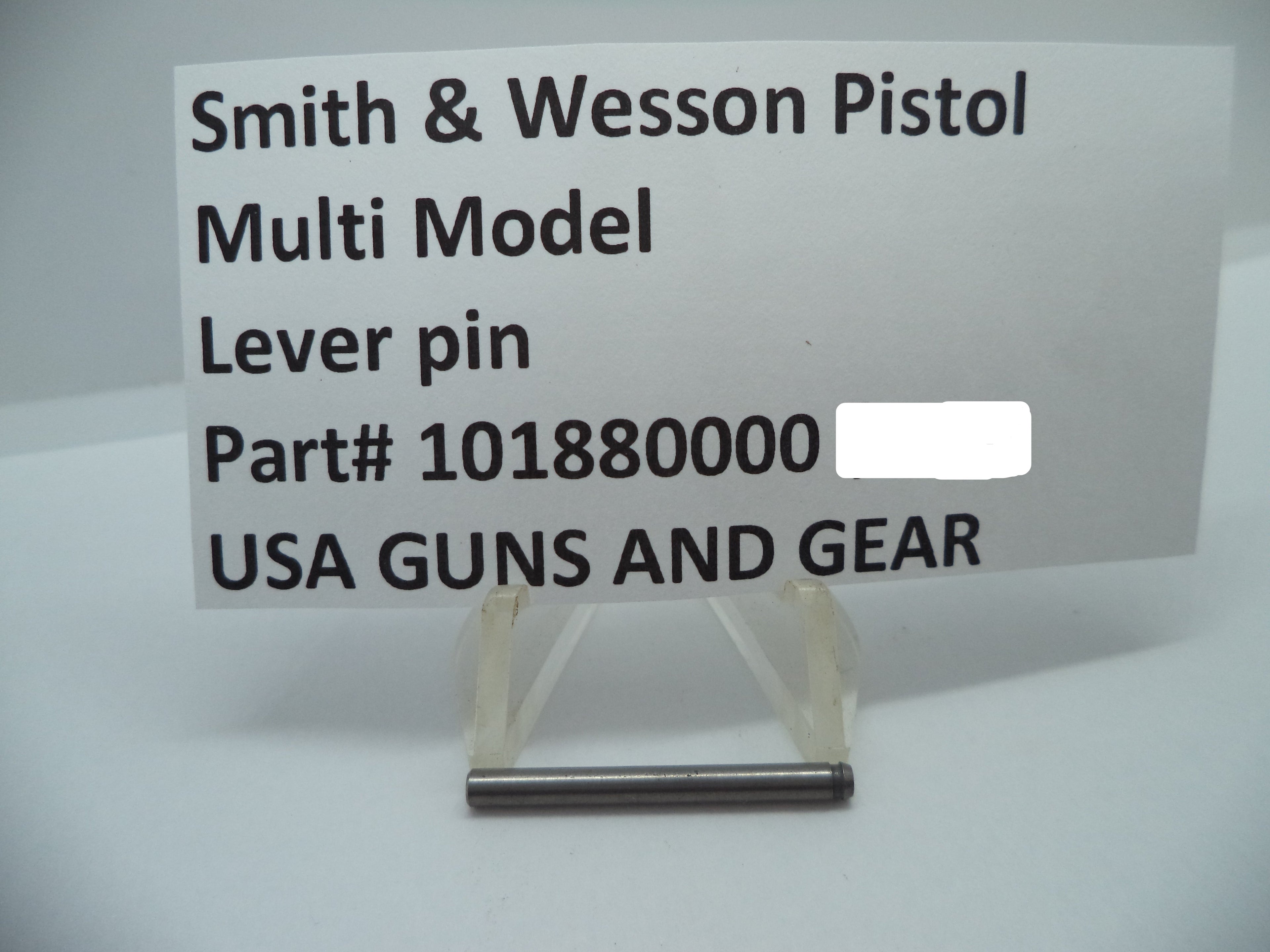 Smith & Wesson Lever Pin - Multiple TSW & Auto Pistol Models 101880000