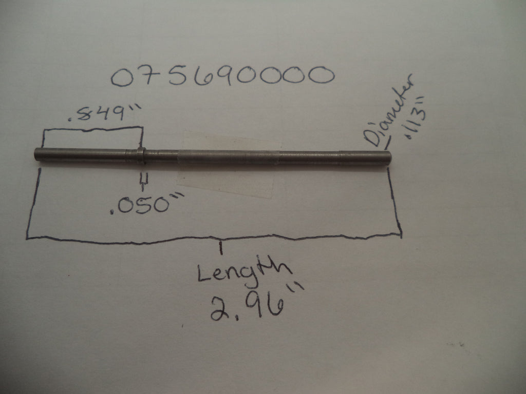 Smith & Wesson J Frame Multi Models S.S. Center Pin 075690000