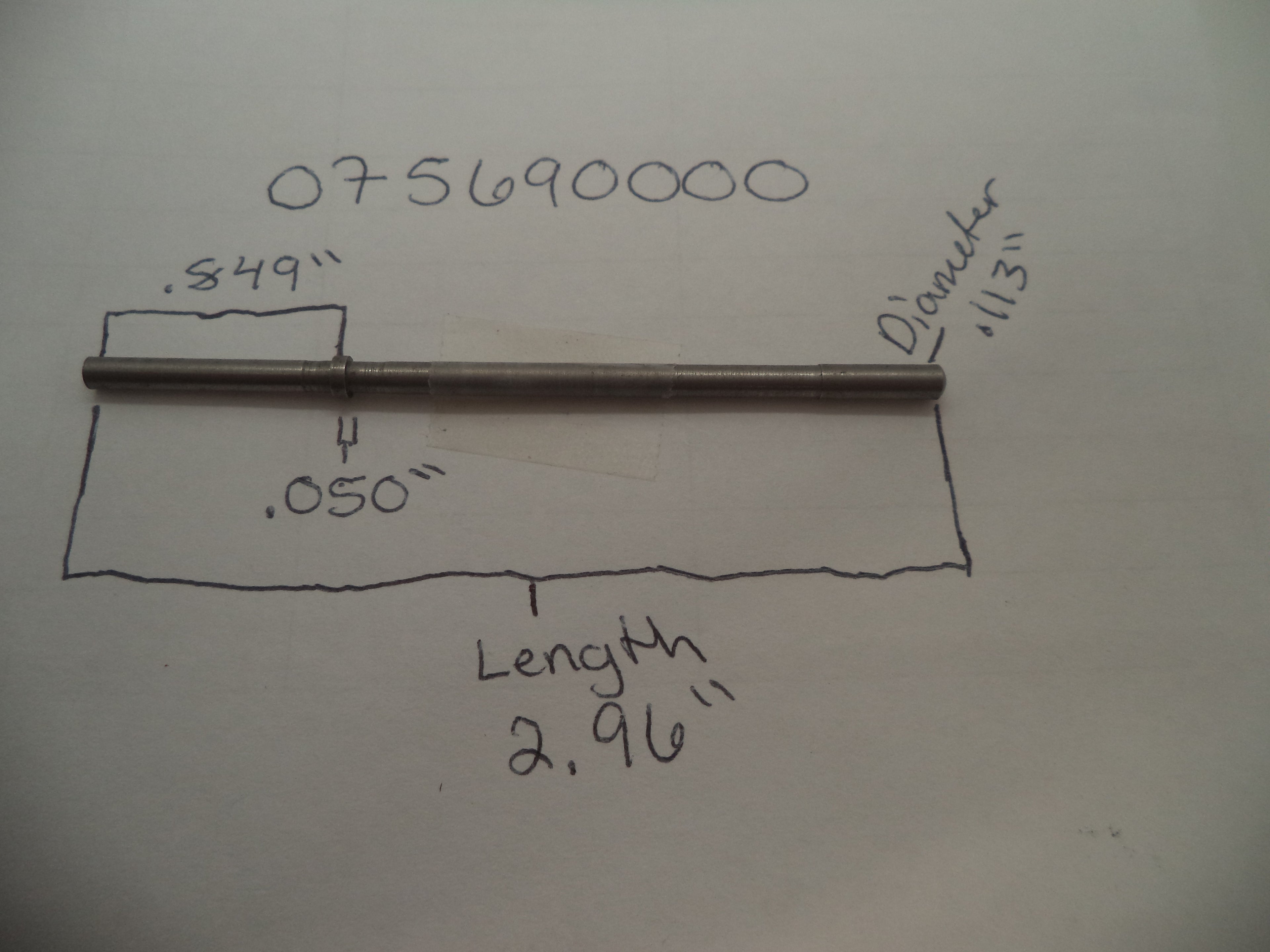 Smith & Wesson J Frame Multi Models S.S. Center Pin 075690000