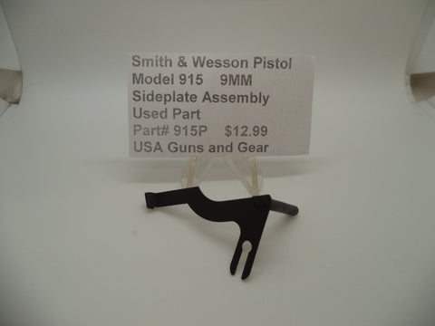 915P Smith & Wesson Pistol Model 915 9MM Sideplate Assembly Used Part