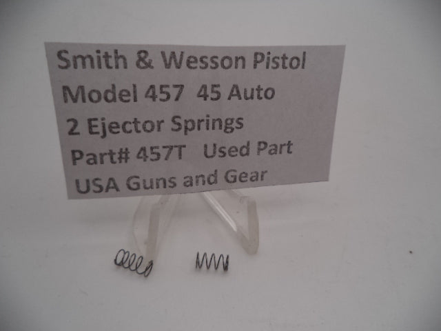 457T Smith & Wesson Pistol Model 457  Ejector Springs (2) Used Part 45 Auto