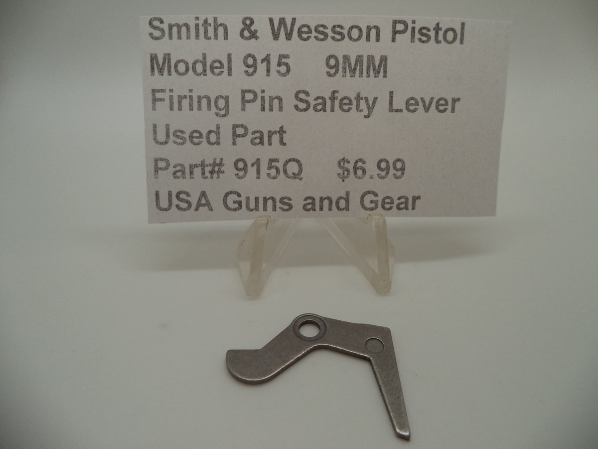Smith & Wesson S&W Model 915 Firing Pin Safety Lever 915Q - 9mm Used Part Part 000000000