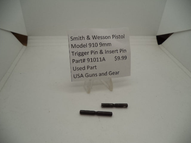 S&W Model 910 Trigger Pin & Insert Pin 91011A - 9mm Used Part