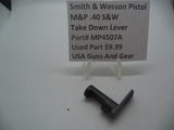 MP4507A Smith & Wesson Pistol M&P 45 Take Down Lever Used Part .45 S&W