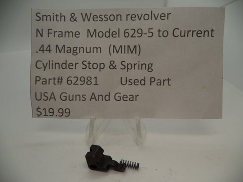 62981 Smith & Wesson N Frame Model 629-5 Cylinder Stop Spring .44 Mag Used Part
