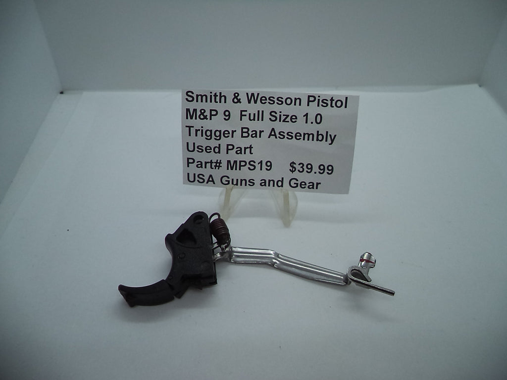 Smith & Wesson M&P9 Full Size 1.0 Trigger Bar Assembly - Used