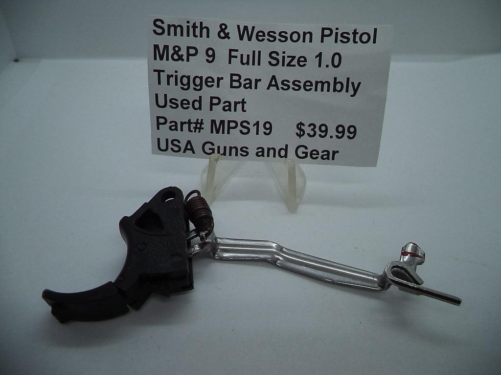 Smith & Wesson M&P9 Full Size 1.0 Trigger Bar Assembly - Used