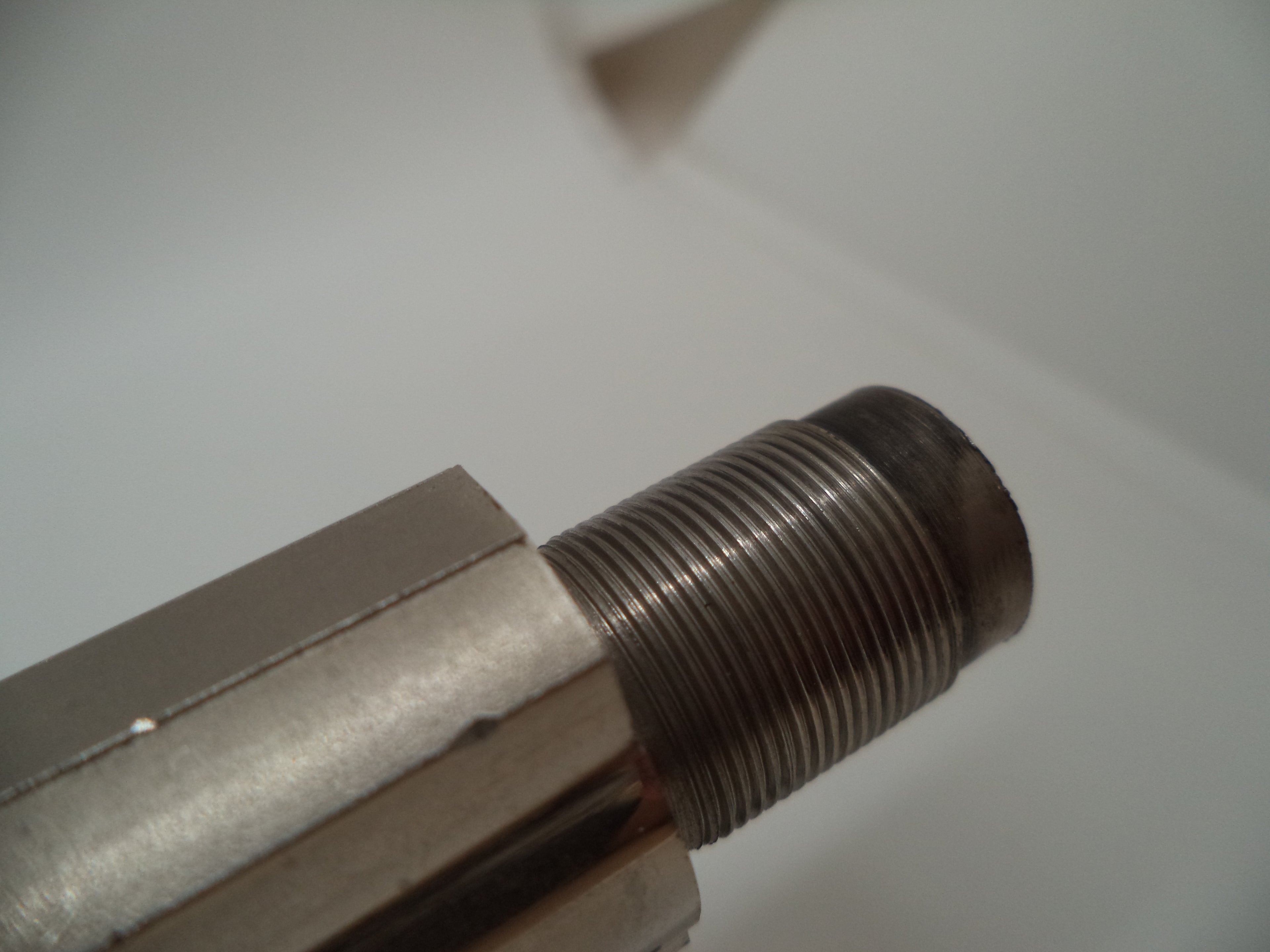 58122 Smith & Wesson L Frame Model 581 Nickel 4" Non-Pinned Barrel Used .357 Mag