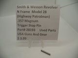 28193 Smith & Wesson N Frame Model 28 Trigger Stop Pin Used Part