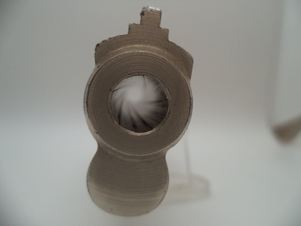 58122 Smith & Wesson L Frame Model 581 Nickel 4" Non-Pinned Barrel Used .357 Mag