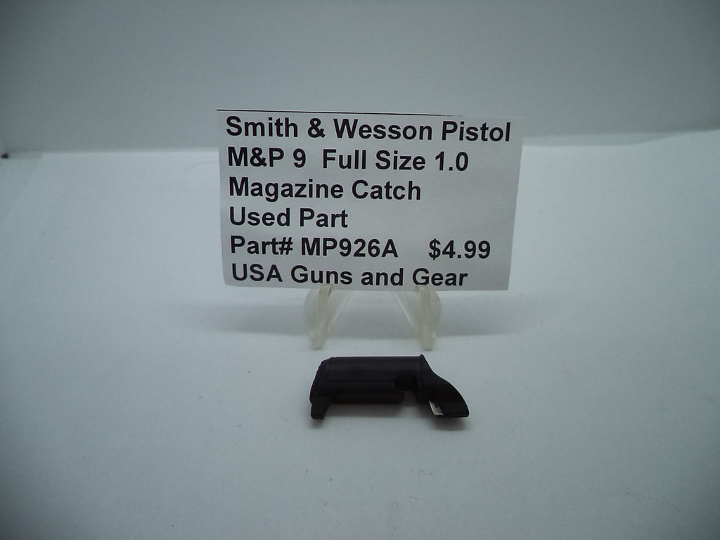 Smith & Wesson M&P 9 Full Size 1.0 Magazine Catch - 9mm - Used OEM Part