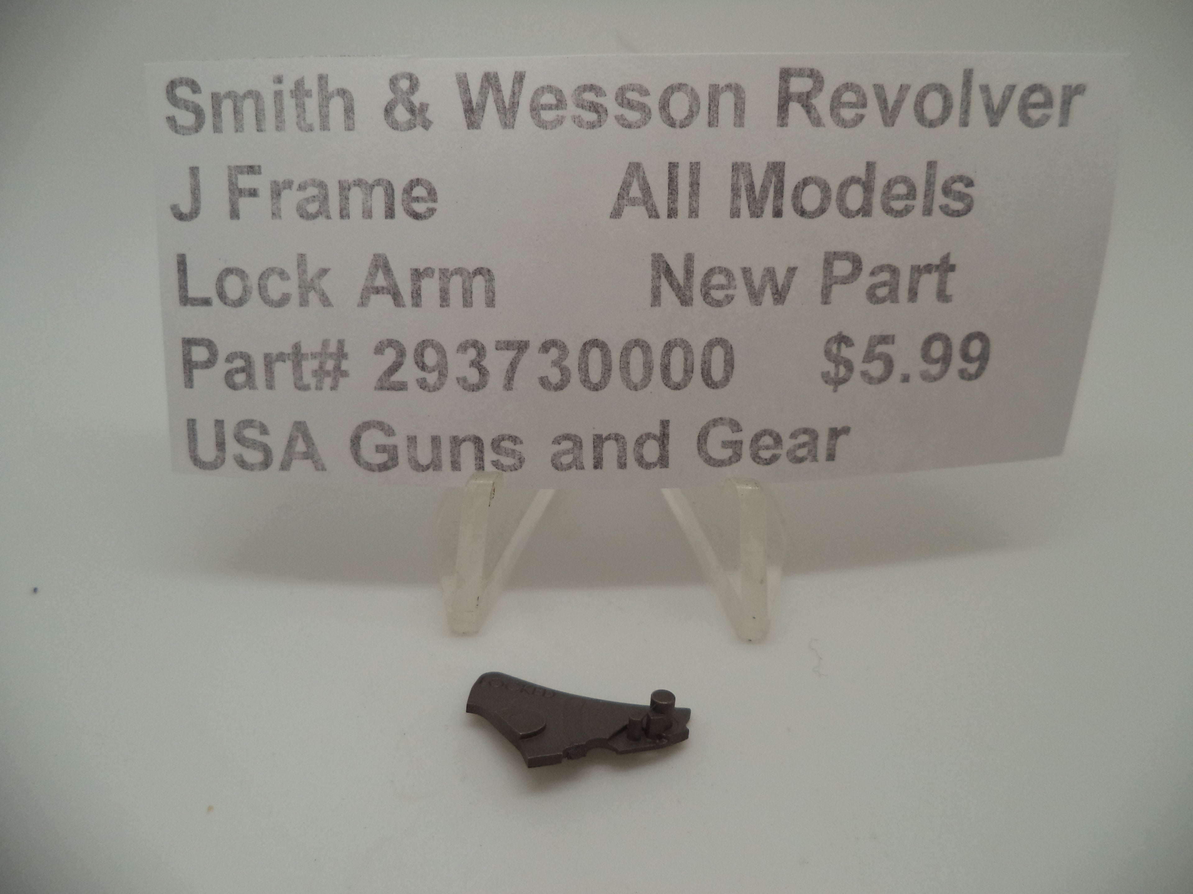 Smith & Wesson J Frame Cylinder Frame Lock Arm All Models - 293730000