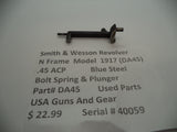 DA45 Smith & Wesson N Frame Model 1917 DA45 Bolt Plunger Spring Revolver Used Part