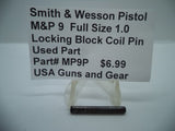 MP9P Smith & Wesson Pistol M&P 9 Full Size 1.0 Locking Block Coil Pin Used