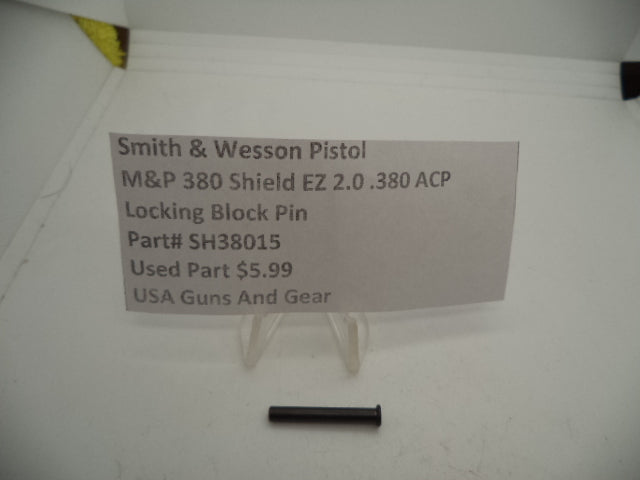 SH38015 Smith & Wesson Pistol M&P 380 Shield EZ 2.0 Locking Block Pin  .380 ACP