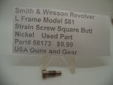 58173 Smith & Wesson L Frame Model 581 Strain Screw Square Butt Used .357 Mag