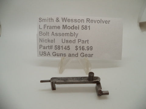 58145 Smith & Wesson L Frame Model 581 Bolt Assembly Used .357 Magnum