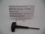 MP4020A Smith and Wesson Pistol M and P .40 Compact Frame Tool Used Part .40 S and W