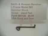 581120 Smith & Wesson L Frame Model 581 Hammer Block Used .357 Magnum