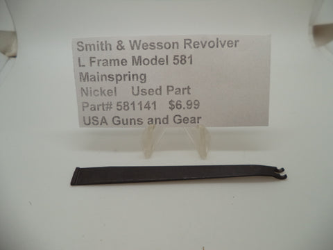 281141 Smith & Wesson L Frame Model 581 Mainspring Used .357 Magnum