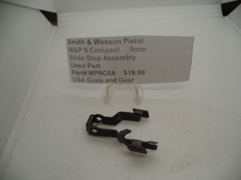 MP9C5A Smith & Wesson Pistol M&P 9 Compact  Slide Stop Assembly  9mm Used