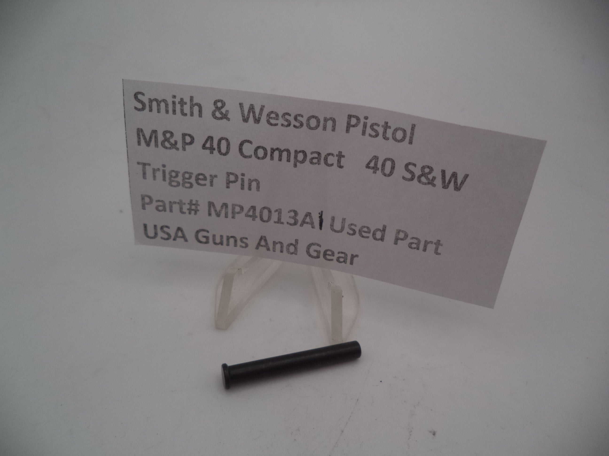 Smith & Wesson M&P 40 Compact Trigger Headed Pin MP4013A1