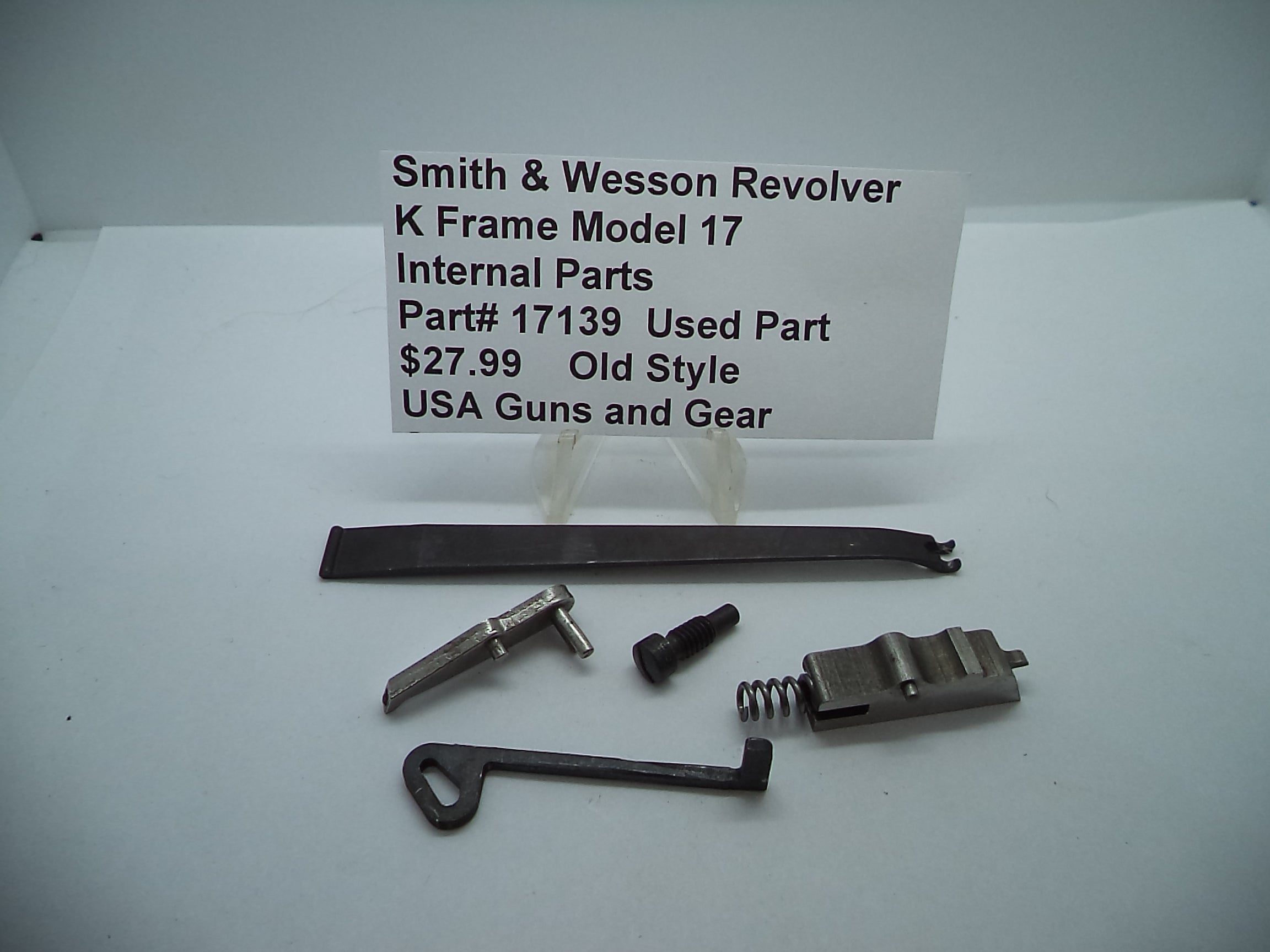 Smith & Wesson K Frame Model 17 Internal Parts Kit - .22 Long Rifle (Square Butt)
