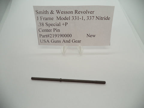 219190000 Smith & Wesson J Frame Model 331-1, 337 Nitride Center Pin .38 Special