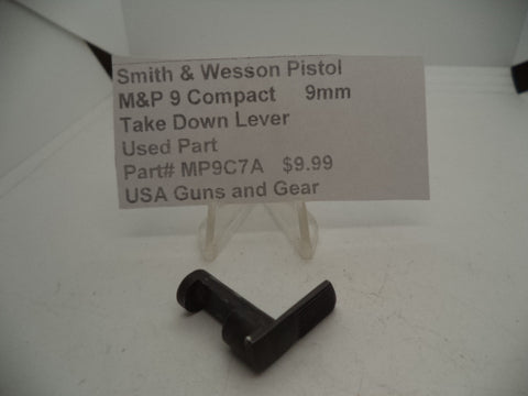 MP9C7A Smith & Wesson Pistol M&P 9 Compact Take Down Lever  9mm Used Part