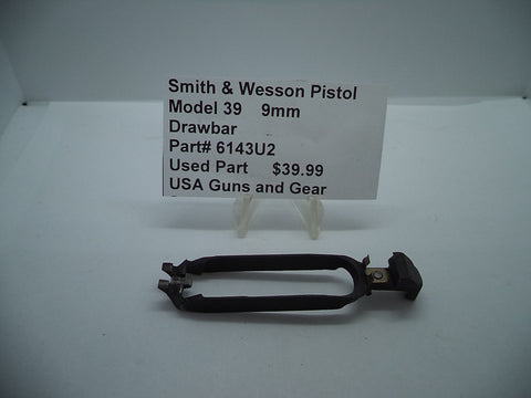 6143U2 Smith & Wesson Pistol Model 39 Drawbar Used Part 9MM
