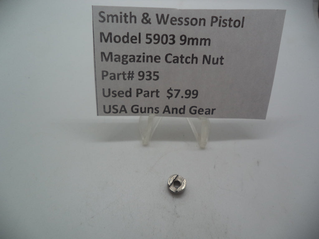 934 Smith & Wesson Model 5903  9mm  Magazine  Catch  Used Parts