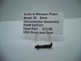 6357U2 Smith & Wesson Pistol Model 39 Disconnector Assembly Used Part 9MM