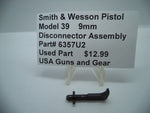 6357U2 Smith & Wesson Pistol Model 39 Disconnector Assembly Used Part 9MM